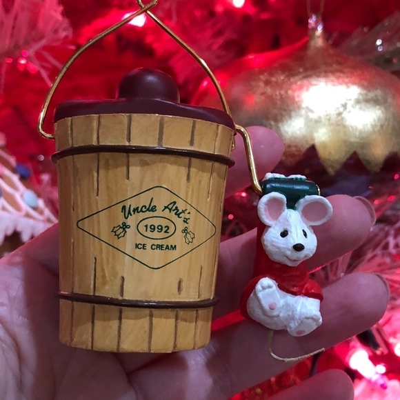 HALLMARK Keepsake Uncle Art's Ice Cream Ornament Vintage 1992 - Picture 8 of 9